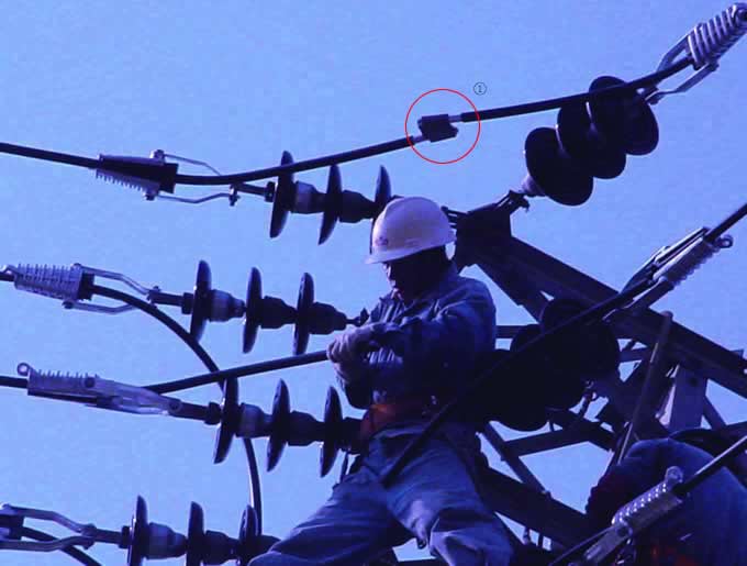 绝缘导线金具安装状态图